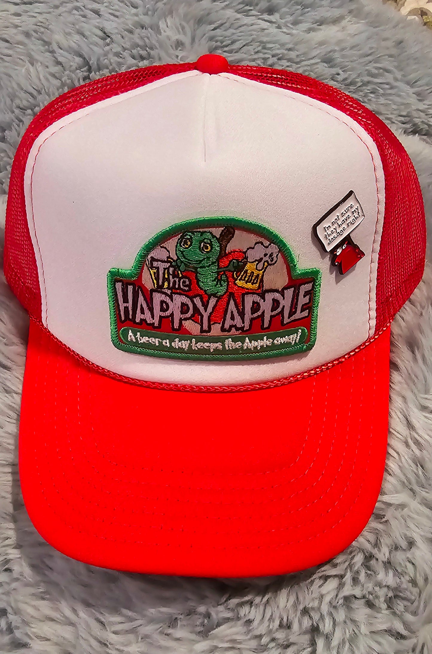 Happy Apple Trucker Cap