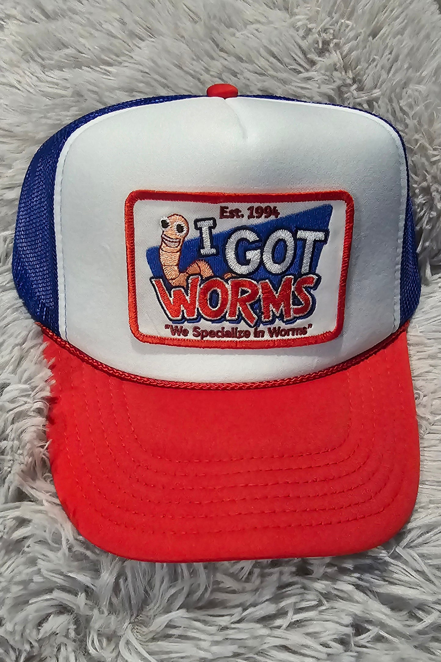 I Got Worms Trucker Cap