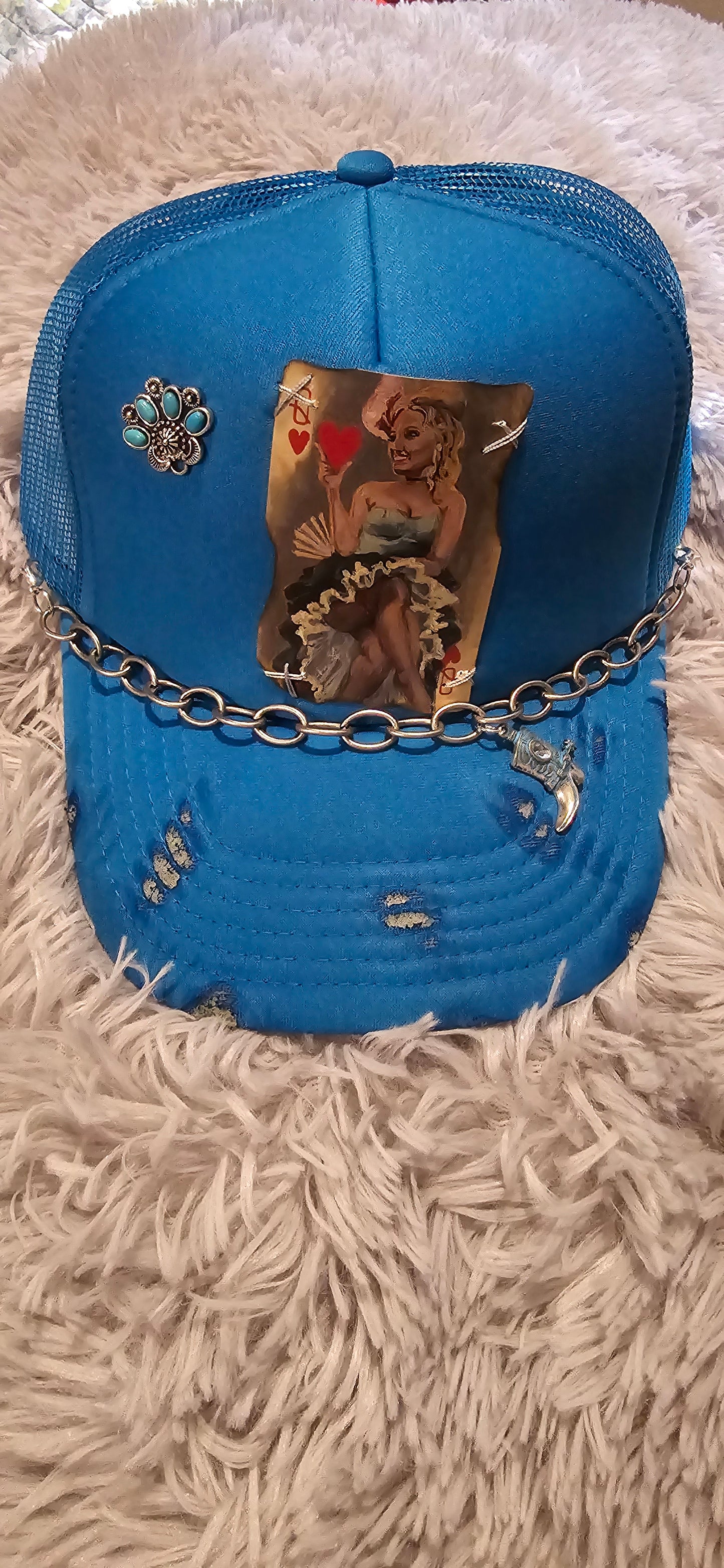 Queen of Hearts Trucker Cap