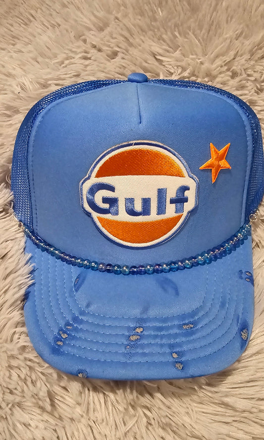 Distressed Gulf Trucker Cap