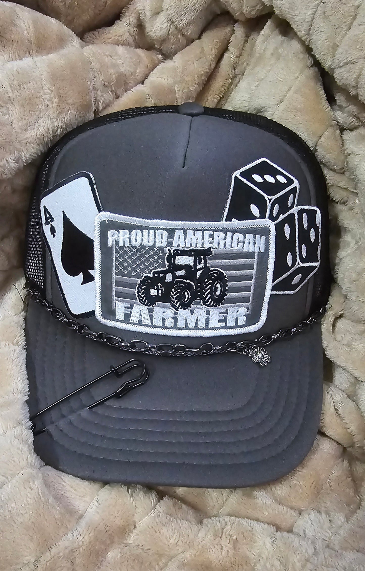 Proud American Farmer Trucker Cap