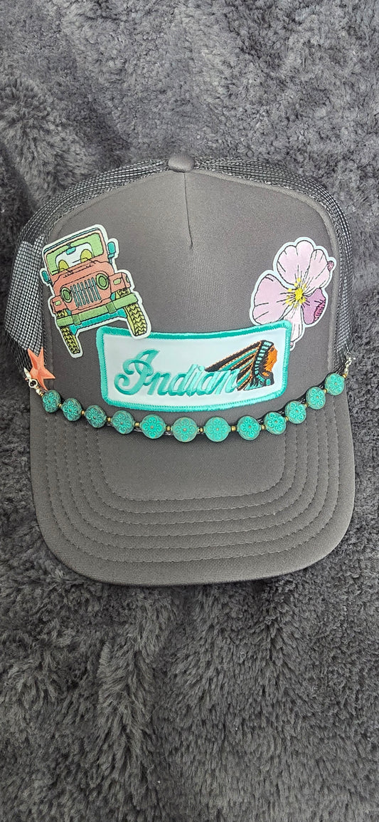 Indian Patch Trucker Cap