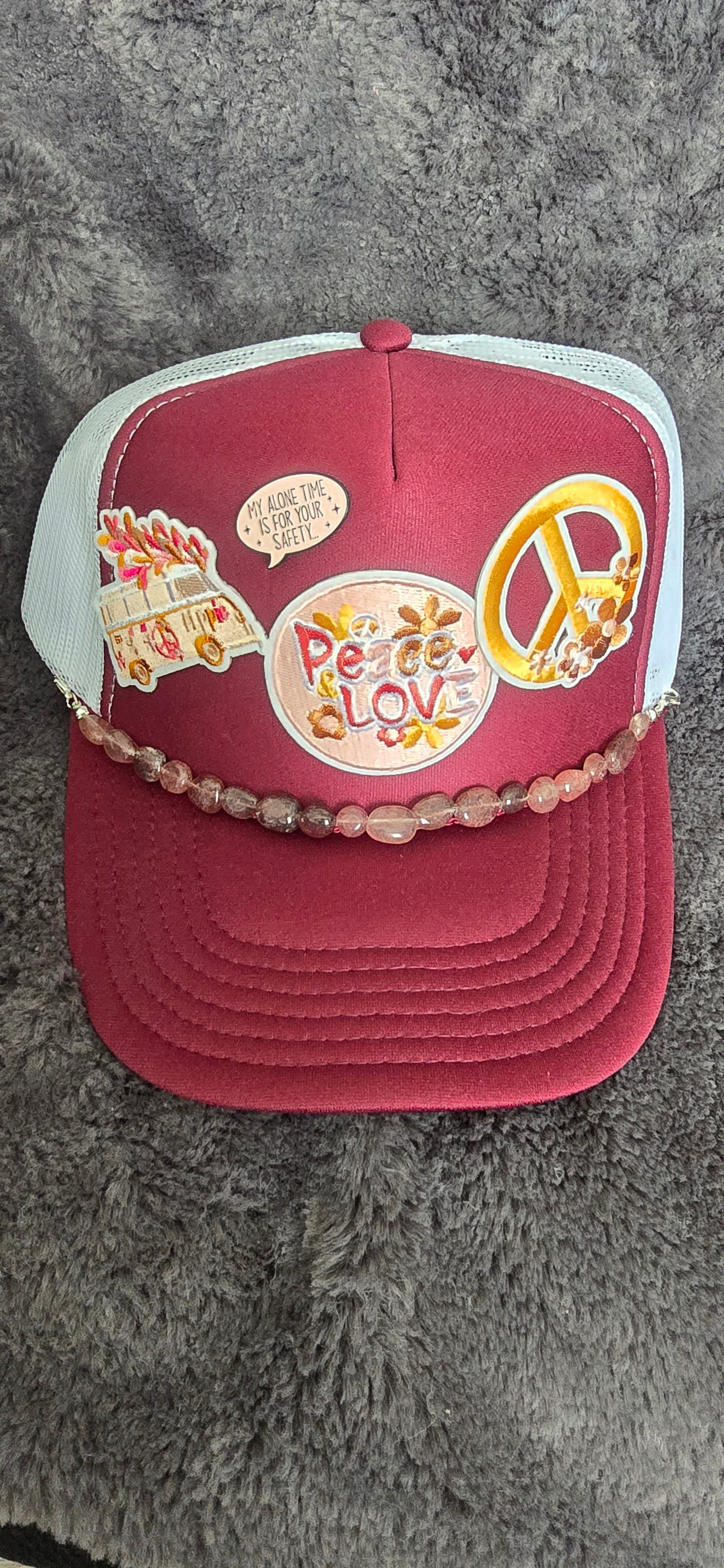 Peace & Love Trucker Cap