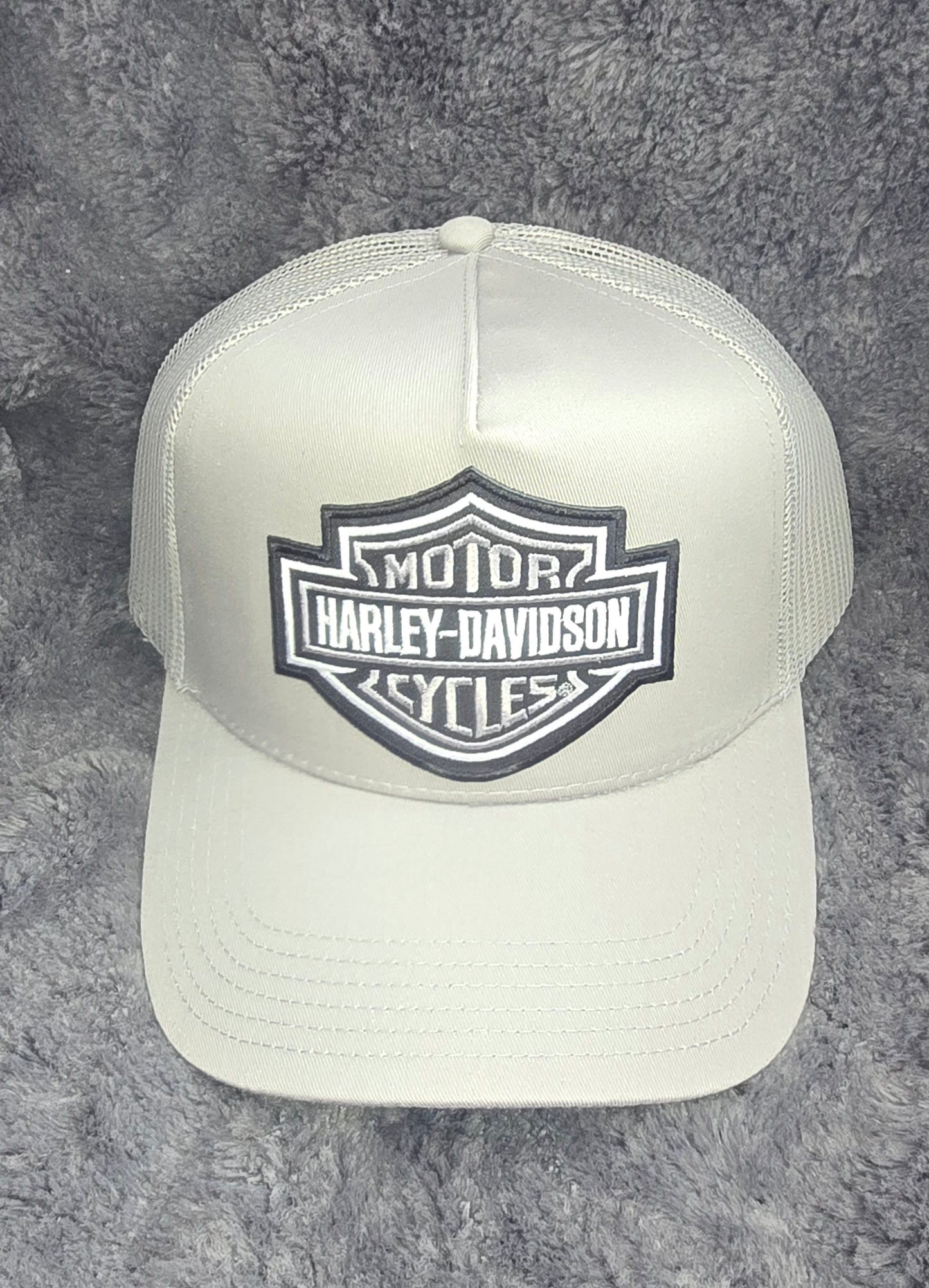 Harley Davidson Gray Trucker Cap