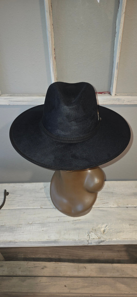 Basic Black Suade Hat