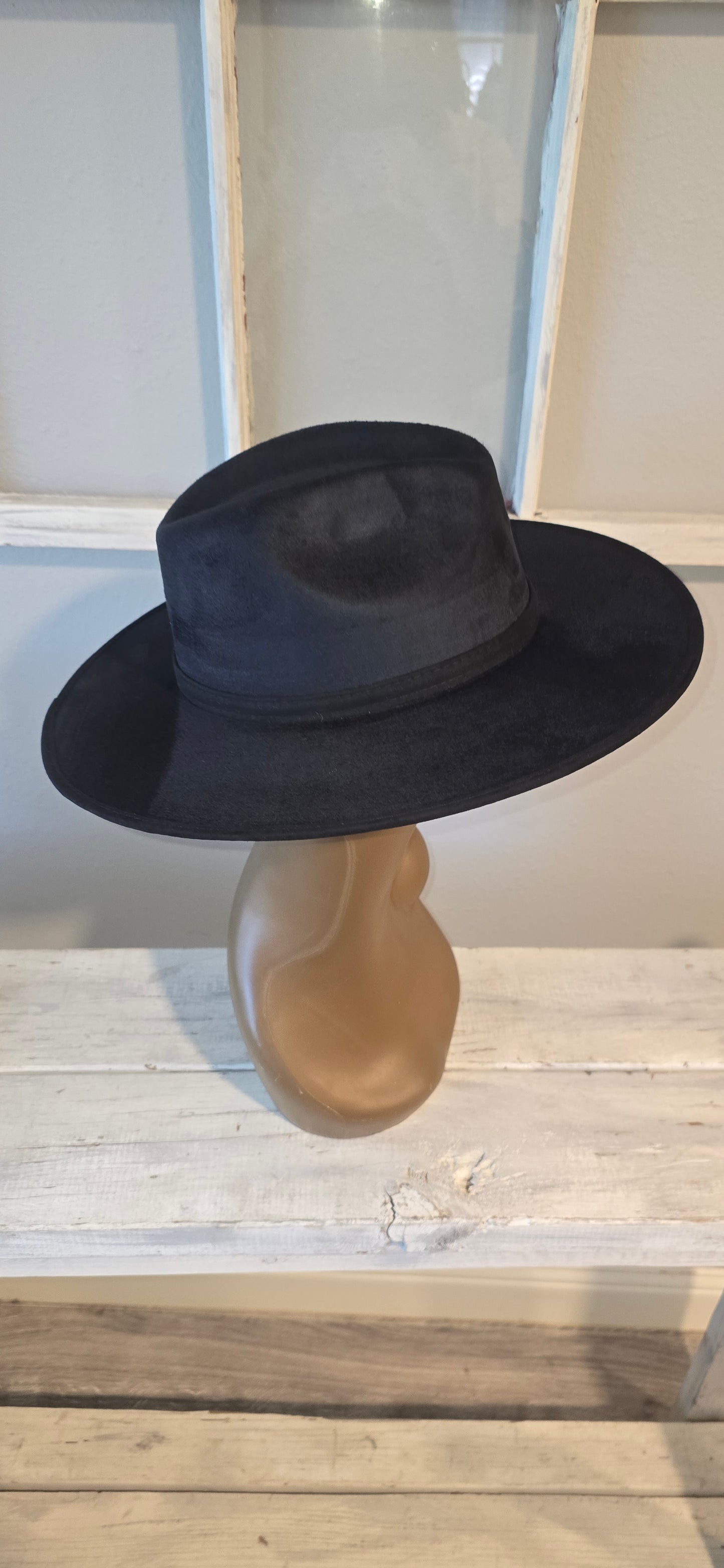 Basic Black Suade Hat